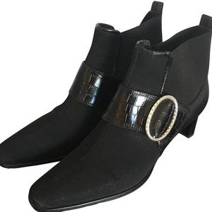 🖤 Brighton Trevor Leather Ankle Boot Size 10 🖤